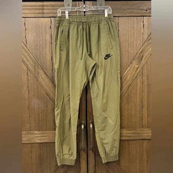Nike Track Tapered Joggers Athletic Pant Olive Green Size Large - Picture 3 of 8